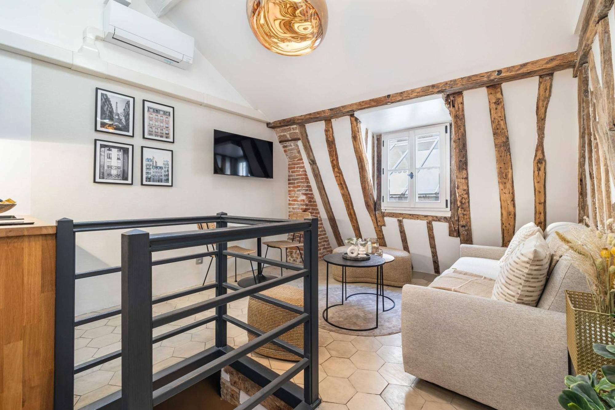 Ultra Central Historical Parisian Flat - Louvre Eksteriør bilde
